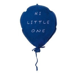 Hi Little One poduszka dekoracyjna do pokoiku BIO muślin BALOON Navy