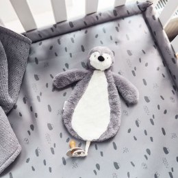 Jollein przytulanka dou dou z zawieszką na smoczek Pingwinek PENGUIN Storm Grey