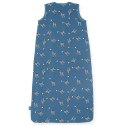 Jollein śpiworek niemowlęcy do spania letni GIRAFFE Jeans Blue 90 cm