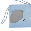 Hi Little One organizer przybornik do łóżeczka ELEPHANT Baby Blue/Grey