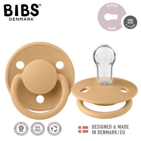 BIBS DE LUX DESERT SAND Smoczek uspokajający silikonowy ONE SIZE