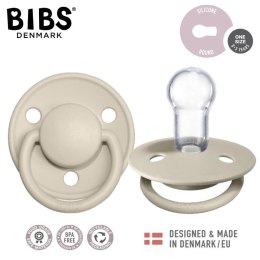 BIBS DE LUX VANILLA Smoczek uspokajający silikonowy ONE SIZE