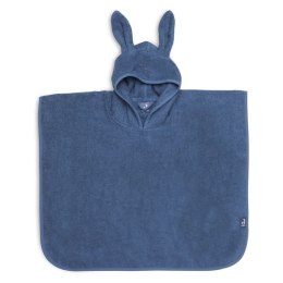 Jollein ponczo kąpielowe z kapturem 65x62 cm Króliczek RABBIT Jeans Blue