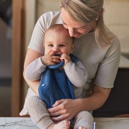 Jollein śliniak niemowlęcy FROTTE JEANS BLUE