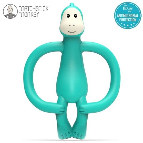 Matchstick Monkey gryzak silikonowy sensoryczny z mini szczoteczką Animals Dino