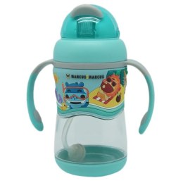 Marcus & Marcus butelka/bidon z obciążoną słomką 3D 2w1 350 ml Mint Ollie