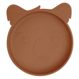 Nuuroo silikonowy talerzyk obiadowy duży KOALA Caramel Cafe