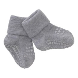 GoBabyGo antypoślizgowe skarpetki do nauki chodzenia WOOL Grey Melange 12 m+