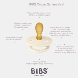 BIBS COLOUR SYMMETRICAL BLUSH M Smoczek Symetryczny kauczuk Hevea