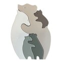 Petu Petu silikonowe puzzle układanka Bears Forest