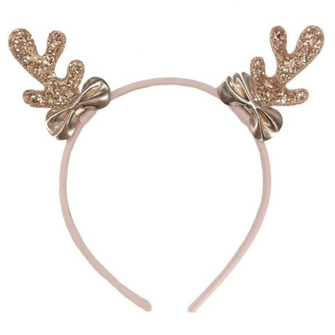 Rockahula Kids opaska do włosów dla dziewczynki Rose Gold Reindeer Ears