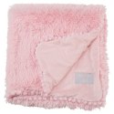 Bizzi Growin kocyk futerkowy Koochicoo BABY PINK 100 x 100 cm