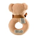 Maud N Lil Grzechotka organiczna miękka z BIO bawełny GOTS Cubby the Teddy Ring Rattle