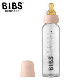 BIBS BABY GLASS BOTTLE BLUSH Antykolkowa Butelka Szklana dla Niemowląt 225 ml