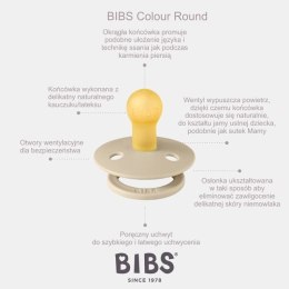 BIBS COLOUR 1 PACK IVORY L Smoczek Uspokajający kauczuk Hevea