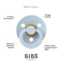 BIBS COLOUR 2-PACK IVORY & DARK OAK S Smoczek Uspokajający kauczuk Hevea