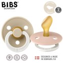 BIBS COLOUR ANATOMICAL 2-PACK NIGHT BLUSH & WANILLA M Smoczek Anatomiczny kauczuk Hevea