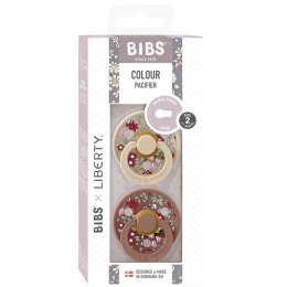 BIBS LIBERTY COLOUR 2-PACK CHAMOMILE LAWN WOODCHUCK M Smoczek uspokajający kauczuk Hevea