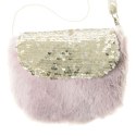 Rockahula Kids torebka dla dziewczynki Shimmer Sequin Fur Lilac