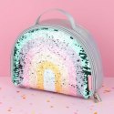 A Little Lovely Company - TERMO lunchbox GLITTER Tęcza