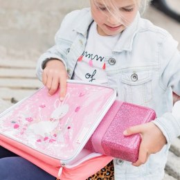 A Little Lovely Company - Śniadaniówka Lunchbox GLITTER Pink