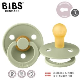 BIBS COLOUR SAGE S Smoczek Uspokajający kauczuk Hevea