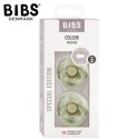 BIBS COLOUR TIE DYE 2-PACK SAGE IVORY & SAGE IVORY M Smoczek Uspokajający kauczuk Hevea