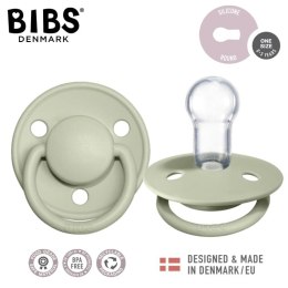 BIBS DE LUX SAGE Smoczek uspokajający silikonowy ONE SIZE