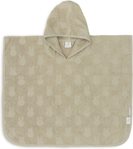 Ręcznik kąpielowy z kapturem 65x62cm Terry Miffy Jacquard - Olive Green Jollein