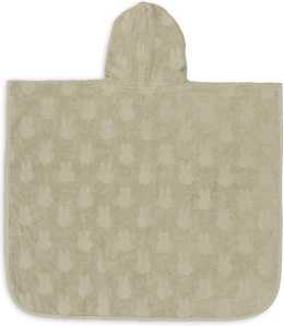 Ręcznik kąpielowy z kapturem 65x62cm Terry Miffy Jacquard - Olive Green Jollein