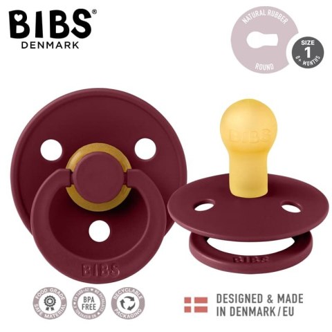 BIBS COLOUR ELDERBERRY S Smoczek uspokajający kauczuk Hevea