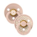 BIBS STUDIO COLOUR 2-PACK JASMINE BLUSH M Smoczek uspokajający kauczuk Hevea