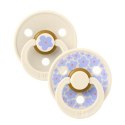 BIBS STUDIO COLOUR 2-PACK JASMINE IVORY M Smoczek uspokajający kauczuk Hevea