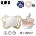 BIBS COUTURE 2-PACK BLUSH NIGHT & VANILLA NIGHT S Smoczek ortodontyczny silikonowy