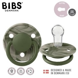 BIBS DE LUX TIE DYE CAMO GREEN HUNTER SAND Smoczek uspokajający silikonowy ONE SIZE