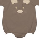 Hi Little One rampers dziecięcy MIŚ OverSize BOHO Caffe Latte roz L Pom Pom