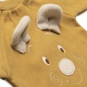 Hi Little One rampers dziecięcy MIŚ OverSize BOHO Mustard roz L Pom Pom