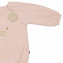 Hi Little One rampers niemowlęcy MIŚ OverSize BOHO Blush roz M Pom Pom