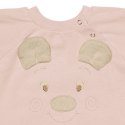 Hi Little One rampers niemowlęcy MIŚ OverSize BOHO Blush roz M Pom Pom