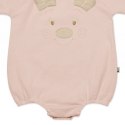 Hi Little One rampers niemowlęcy MIŚ OverSize BOHO Blush roz M Pom Pom