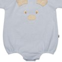 Hi Little One rampers niemowlęcy MIŚ OverSize BOHO Grey roz M Pom Pom