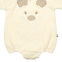 Hi Little One rampers niemowlęcy MIŚ OverSize BOHO Ivory roz M Pom Pom