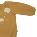 Hi Little One rampers niemowlęcy MIŚ OverSize BOHO Mustard roz M Pom Pom