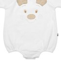 Hi Little One rampers niemowlęcy MIŚ OverSize BOHO White roz M Pom Pom