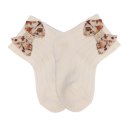 Hi Little One skarpetki dla niemowlaka BOHO FLOPI Cognac roz 6-12 m Pom Pom