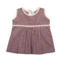 Hi Little One bluzeczka i bloomersy z lnu BOHO LEO Mauve roz L Pom Pom