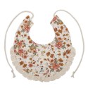 Hi Little One śliniak wiązany BOHO FLOPI Rose Pom Pom