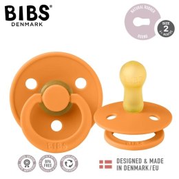 BIBS COLOUR APRICOT M Smoczek Uspokajający kauczuk Hevea