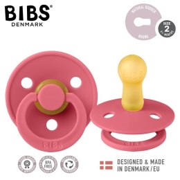 BIBS COLOUR CORAL M Smoczek Uspokajający kauczuk Hevea