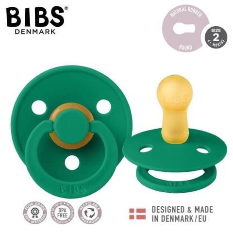 BIBS COLOUR EVERGREEN M Smoczek Uspokajający kauczuk Hevea